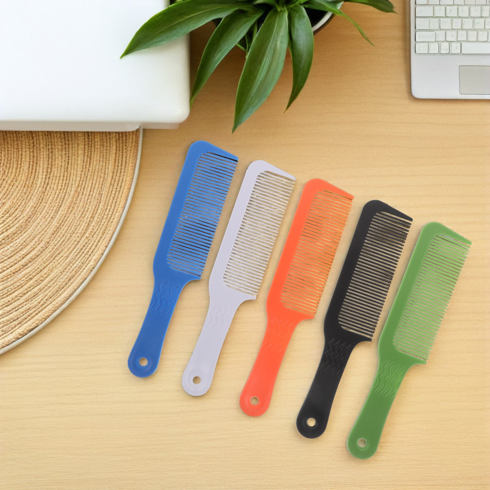 Men'S Grooming Barbershop - 6Pcs Hair Cutting Comb Professional Barber