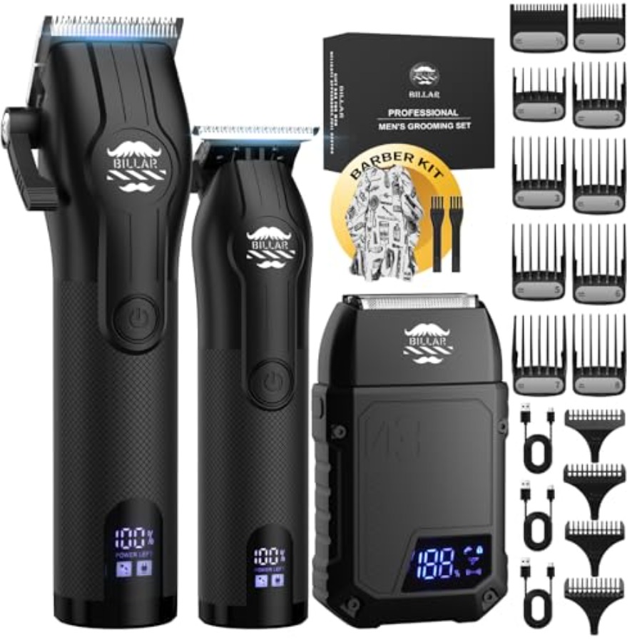 Men'S Grooming Tool - ® Cordless Barber Kit, Professional Hair