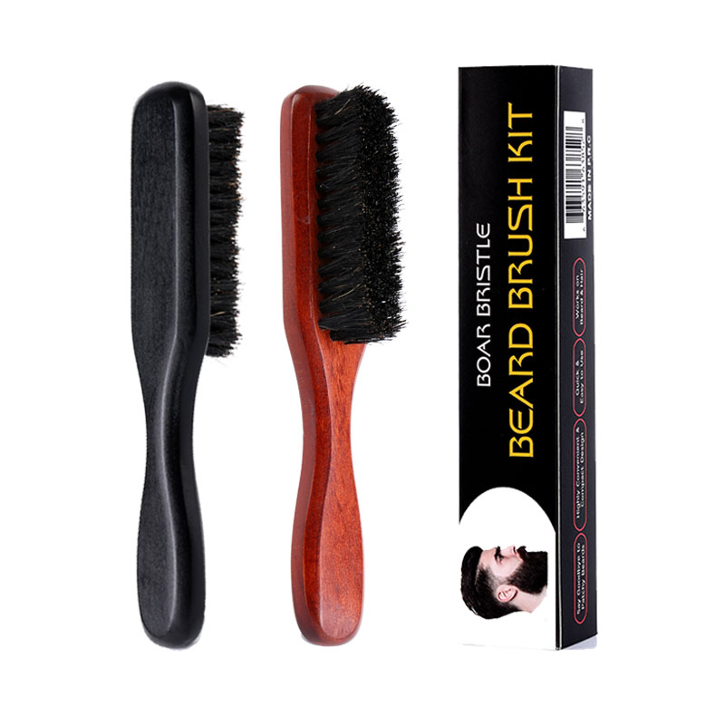 Men'S Grooming And Style - Natural Boar Bristle Beard Brush Men