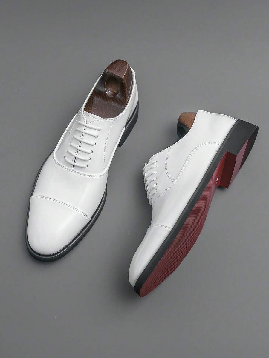 Men'S Grooming And Style - 2026 New Men's White Red Sole