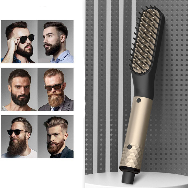 Men'S Grooming Products - Professional Electric Brush Hair Straightener Fast