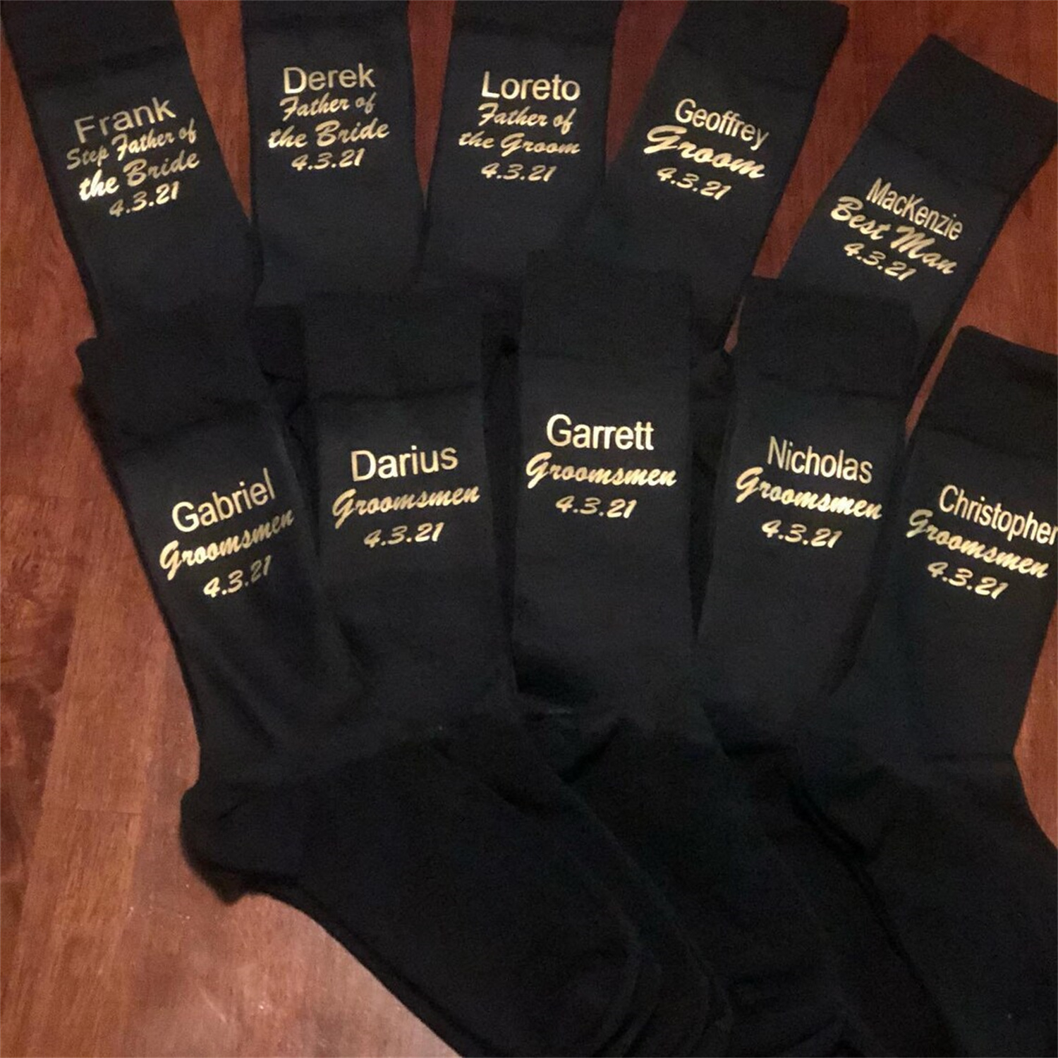 Men'S Grooming House - SocksTeam Groom, Groom Socks, Father of