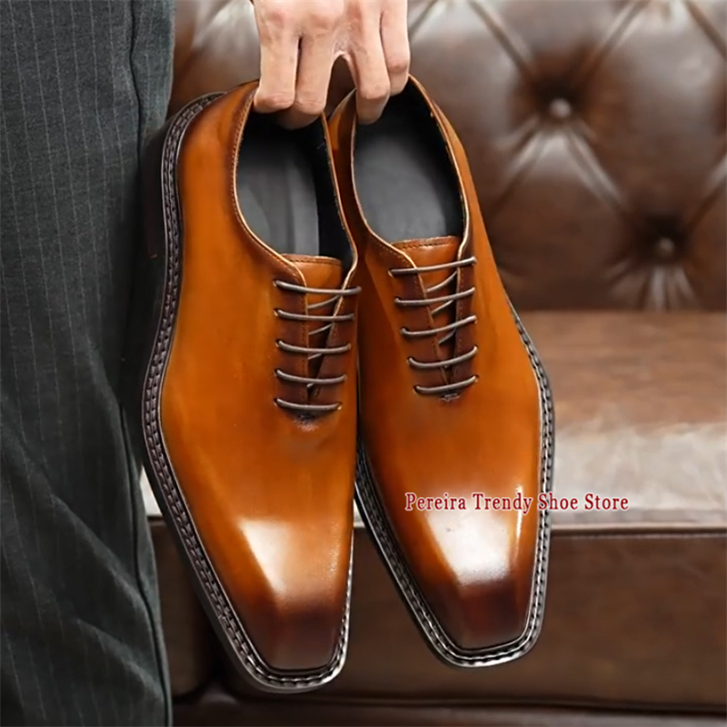 Men's Business Dress Shoes Squ - Men'S Grooming And Style incelemesi ve fiyatı