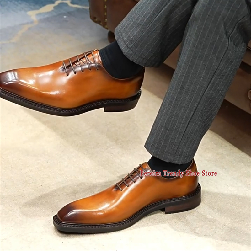 Men's Business Dress Shoes Squ - Men'S Grooming And Style incelemesi ve fiyatı
