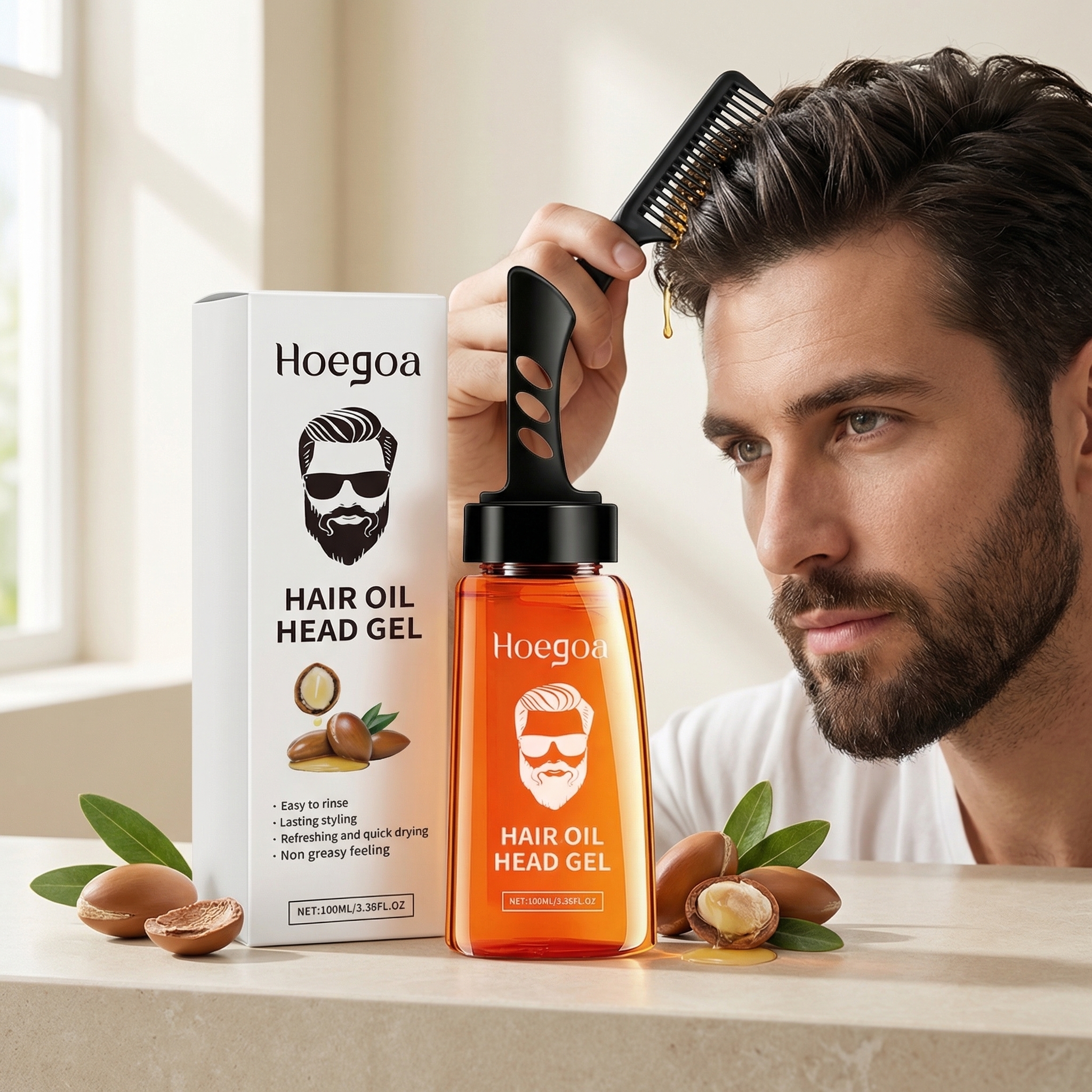 Hair Styling Wax Gel Volumizin - Men'S Grooming Gel incelemesi ve fiyatı