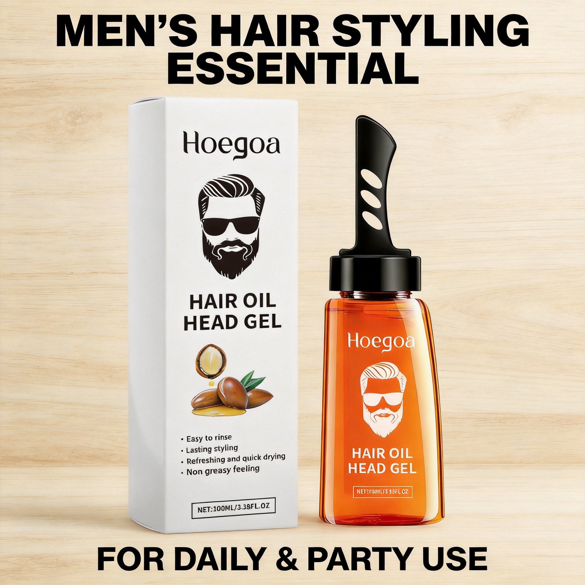 Hair Styling Wax Gel Volumizin - Men'S Grooming Gel incelemesi ve fiyatı