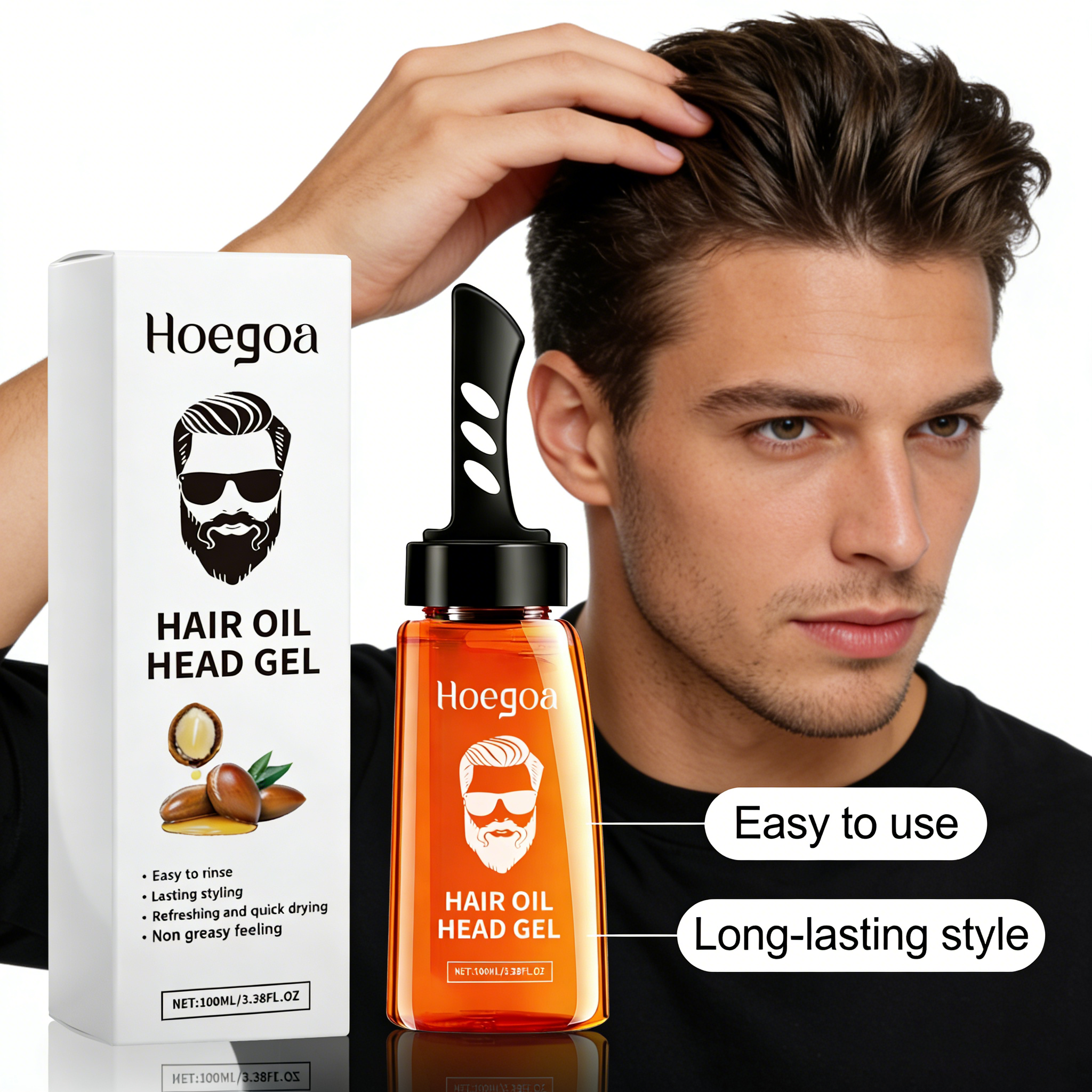 Hair Styling Wax Gel Volumizin - Men'S Grooming Gel incelemesi ve fiyatı