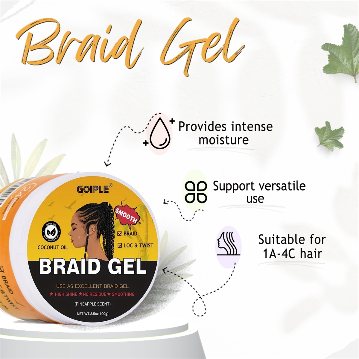 Braiding Gel High-Shine Clean  - Men'S Grooming Gel incelemesi ve fiyatı