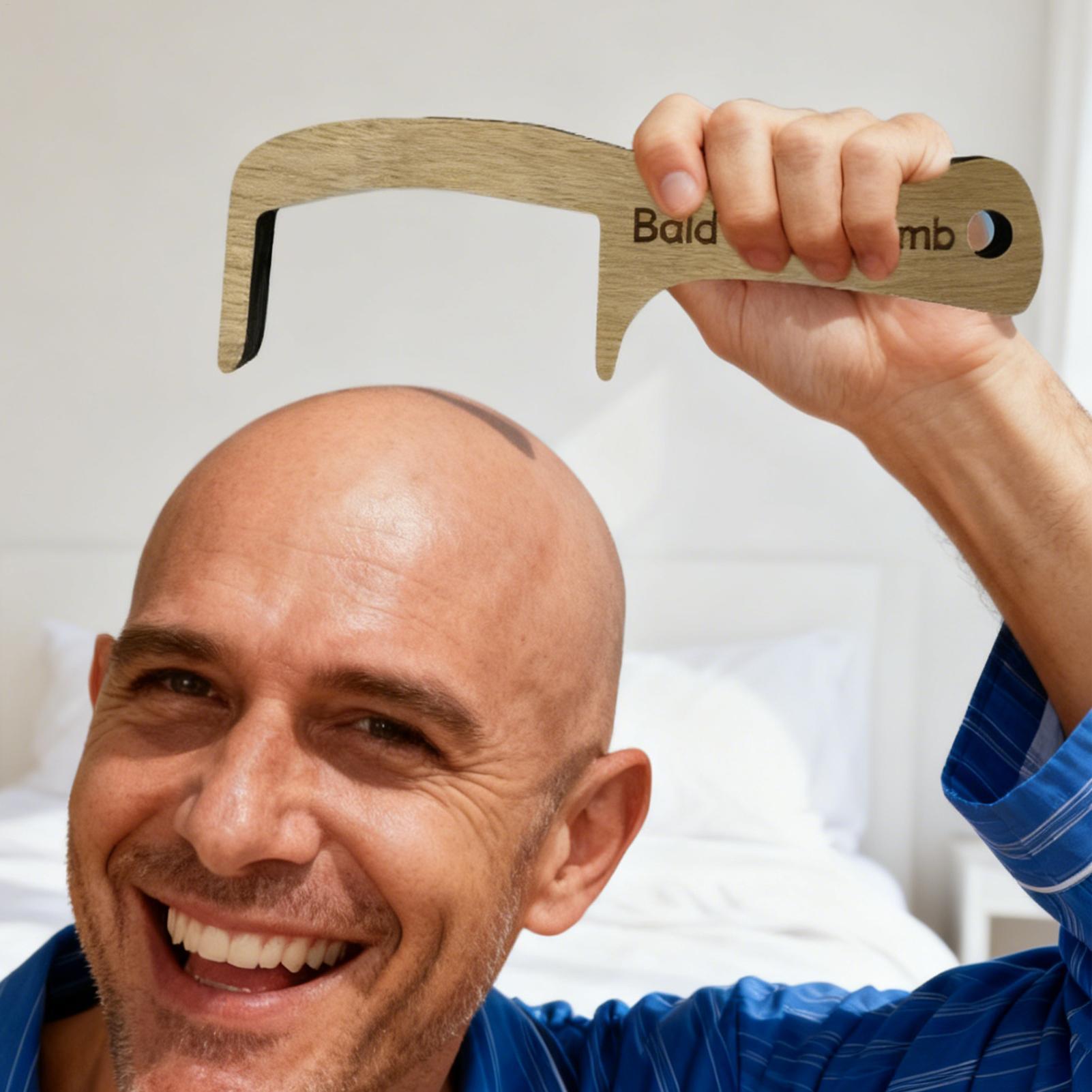 Bald Man Comb Funny Prank Groo - Men'S Grooming Tool incelemesi ve fiyatı