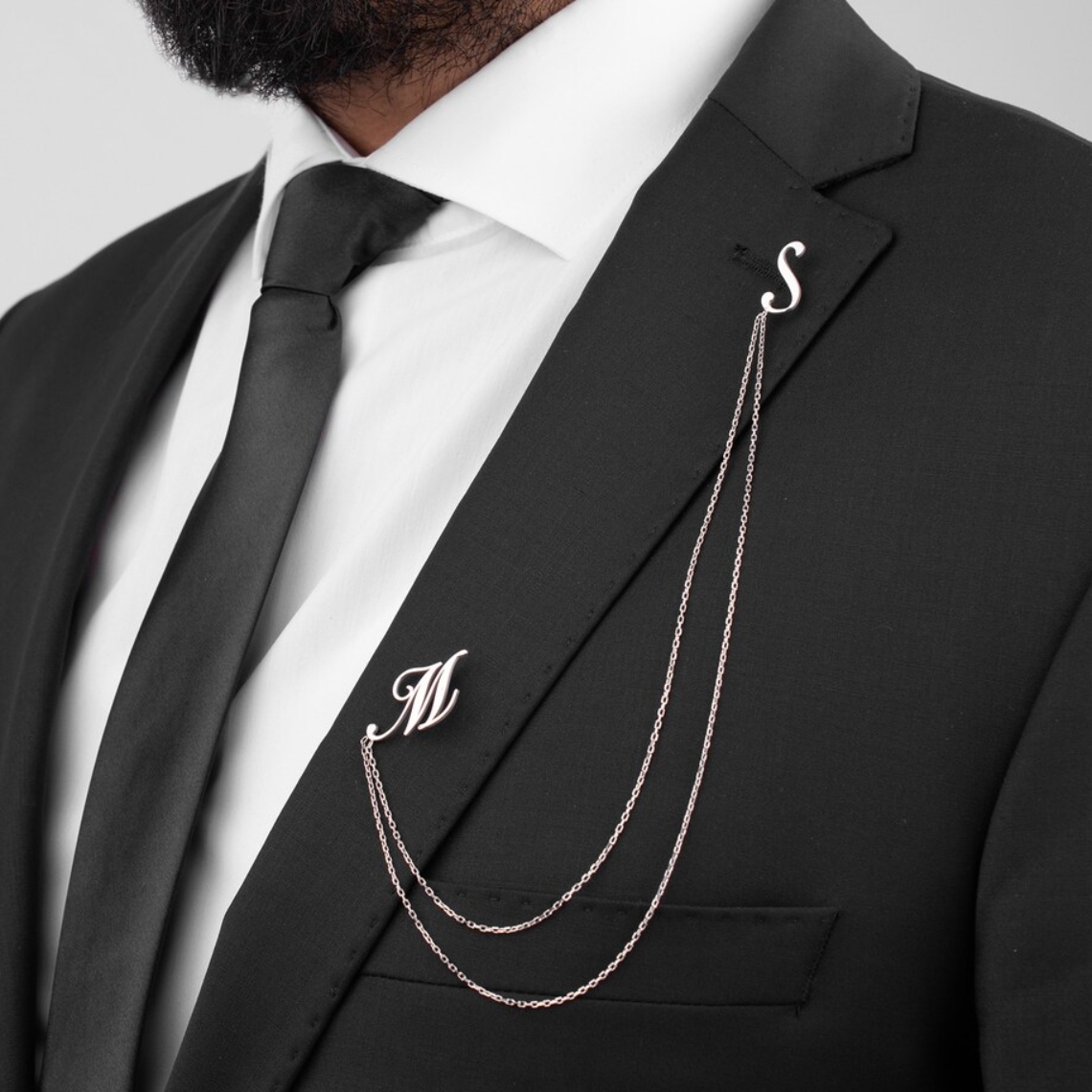 Custom Double Name Brooch Men  - Men'S Grooming And Style incelemesi ve fiyatı