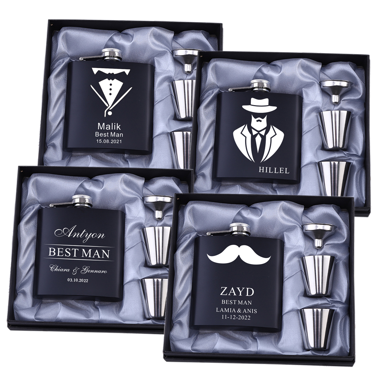Personalized Logo Hip Flask Se - Men'S Grooming House incelemesi ve fiyatı