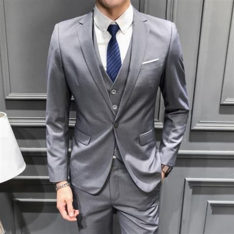 Men Suit 3 Piece Set Slim Fit  - Men'S Grooming And Style incelemesi ve fiyatı