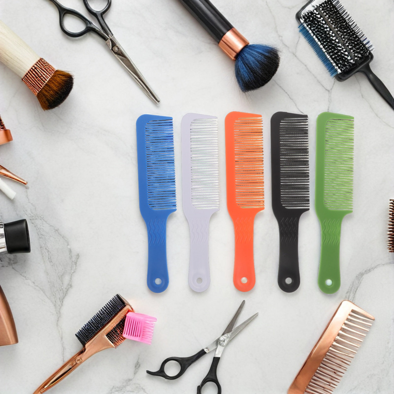 6Pcs Hair Cutting Comb Profess - Men'S Grooming Barbershop incelemesi ve fiyatı