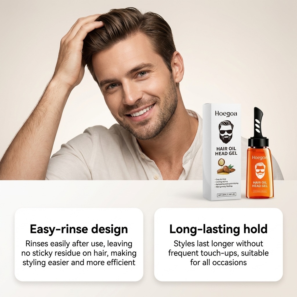 Hoegoa Hair Oil Head Gel for M - Men'S Grooming Gel incelemesi ve fiyatı