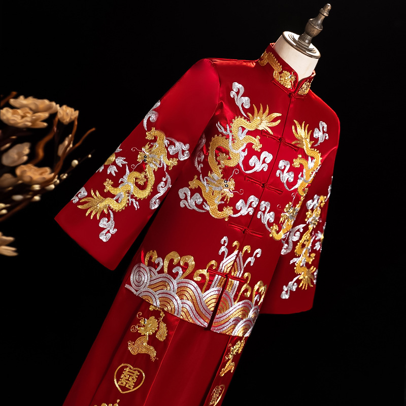 Men Champagne Xiuhe Suit Chine - Men'S Grooming And Style incelemesi ve fiyatı