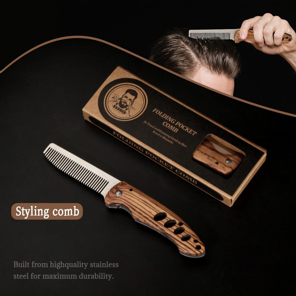 Solid Wood & Metal Folding Bea - Men'S Grooming Products incelemesi ve fiyatı