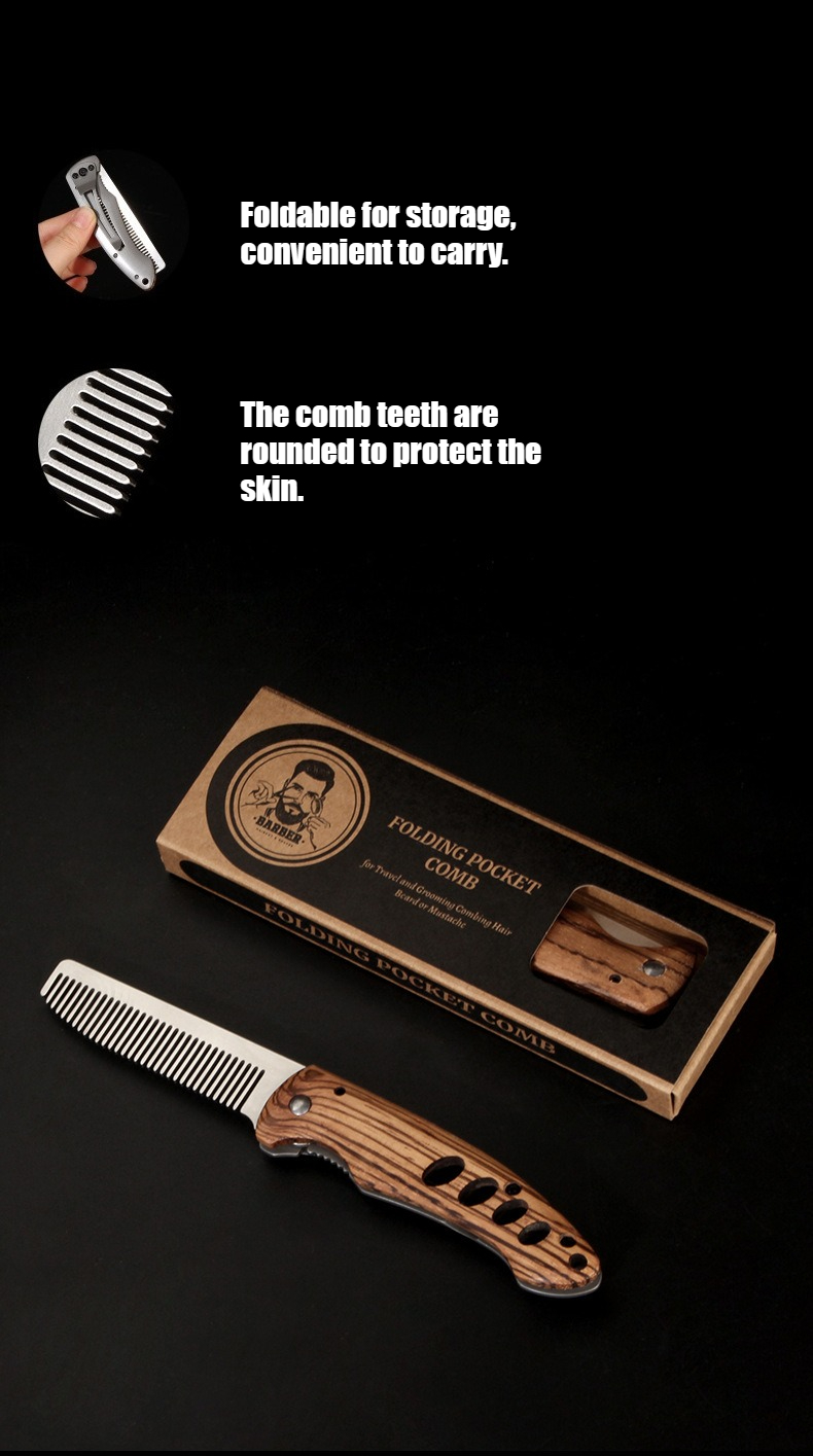 Solid Wood & Metal Folding Bea - Men'S Grooming Products incelemesi ve fiyatı