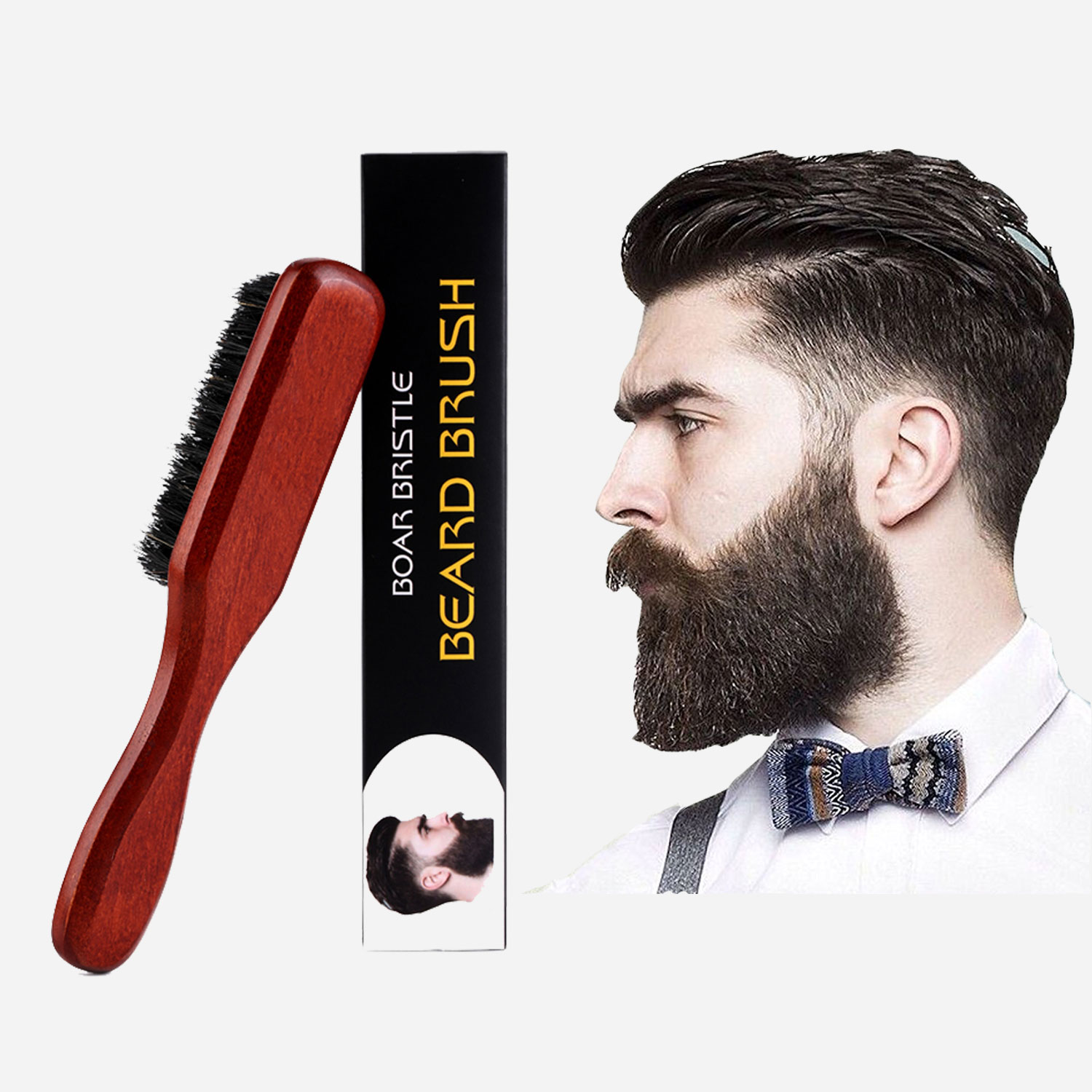 Natural Boar Bristle Beard Bru - Men'S Grooming And Style incelemesi ve fiyatı