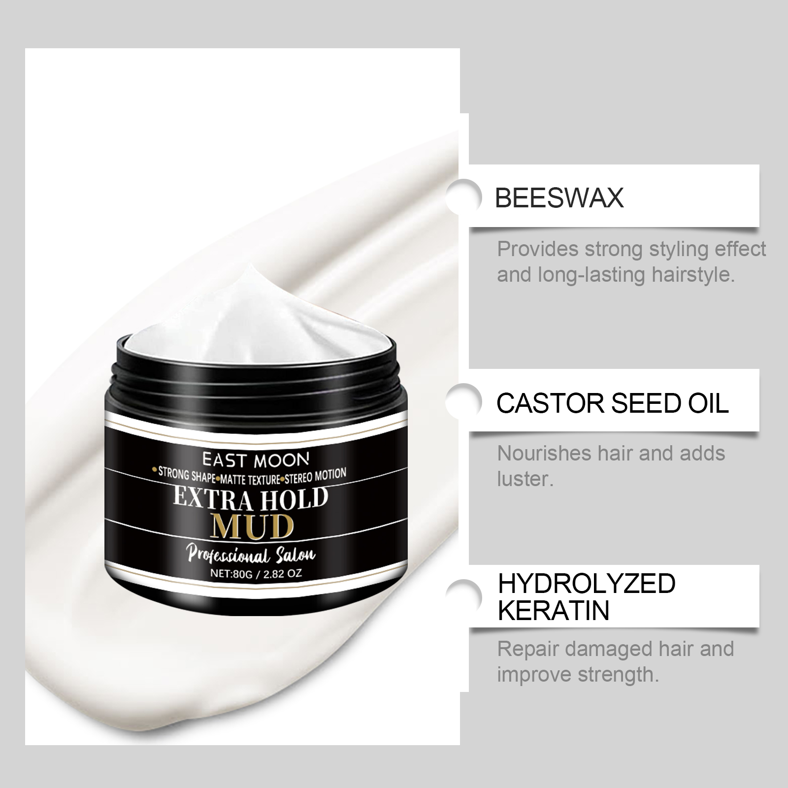 Keratin Hair Styling Cream Str - Men'S Grooming Gel incelemesi ve fiyatı