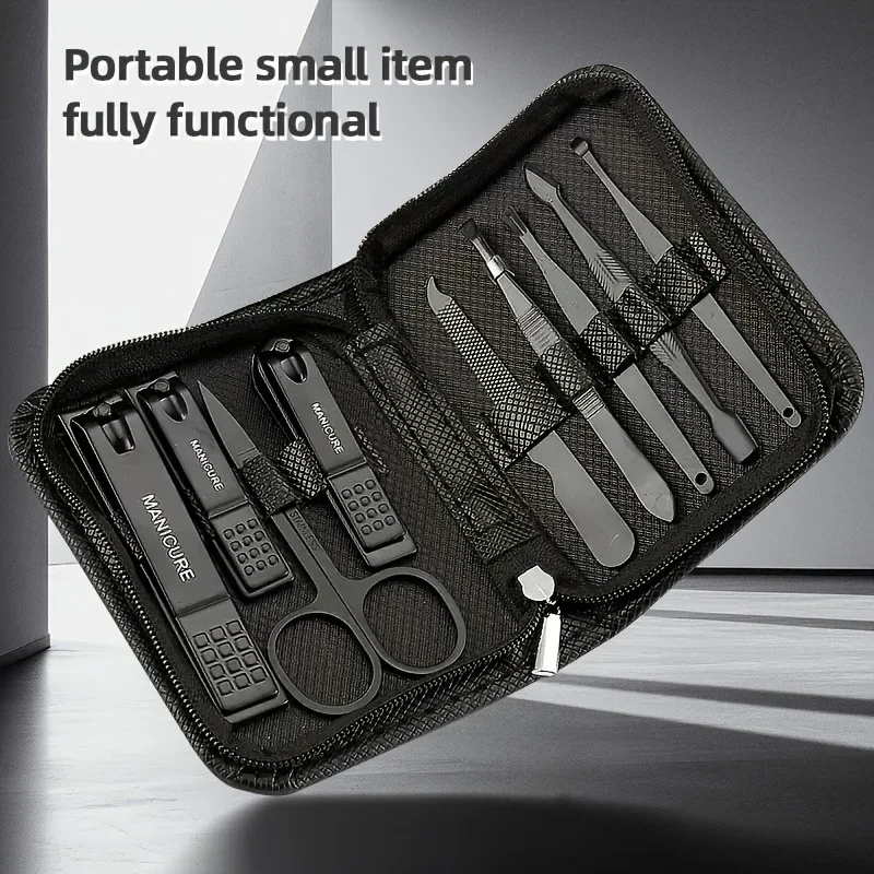 9 Piece in 1 Manicure Set Pedi - Men'S Grooming Tool incelemesi ve fiyatı