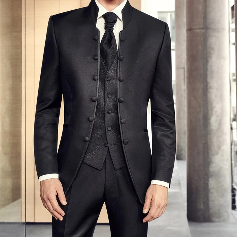 Tunic Men Suits with Stand Col - Men'S Grooming And Style incelemesi ve fiyatı