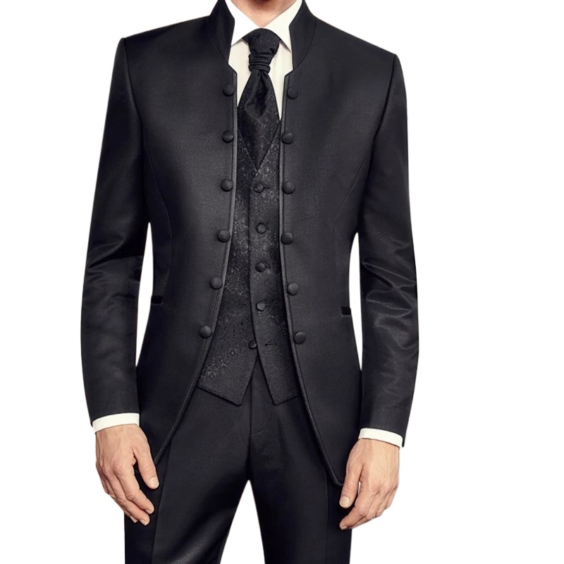 Tunic Men Suits with Stand Col - Men'S Grooming And Style incelemesi ve fiyatı