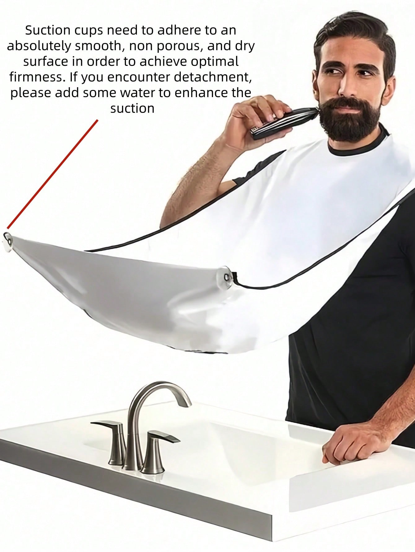 1/2/3Pcs 60CM Waterproof Reusa - Men'S Grooming Barbershop incelemesi ve fiyatı