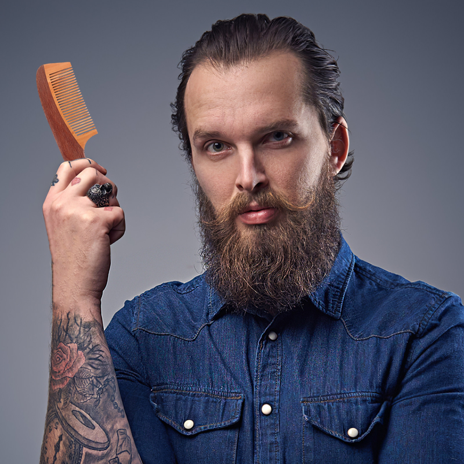Portable Beard Comb for Men Na - Men'S Grooming And Style incelemesi ve fiyatı