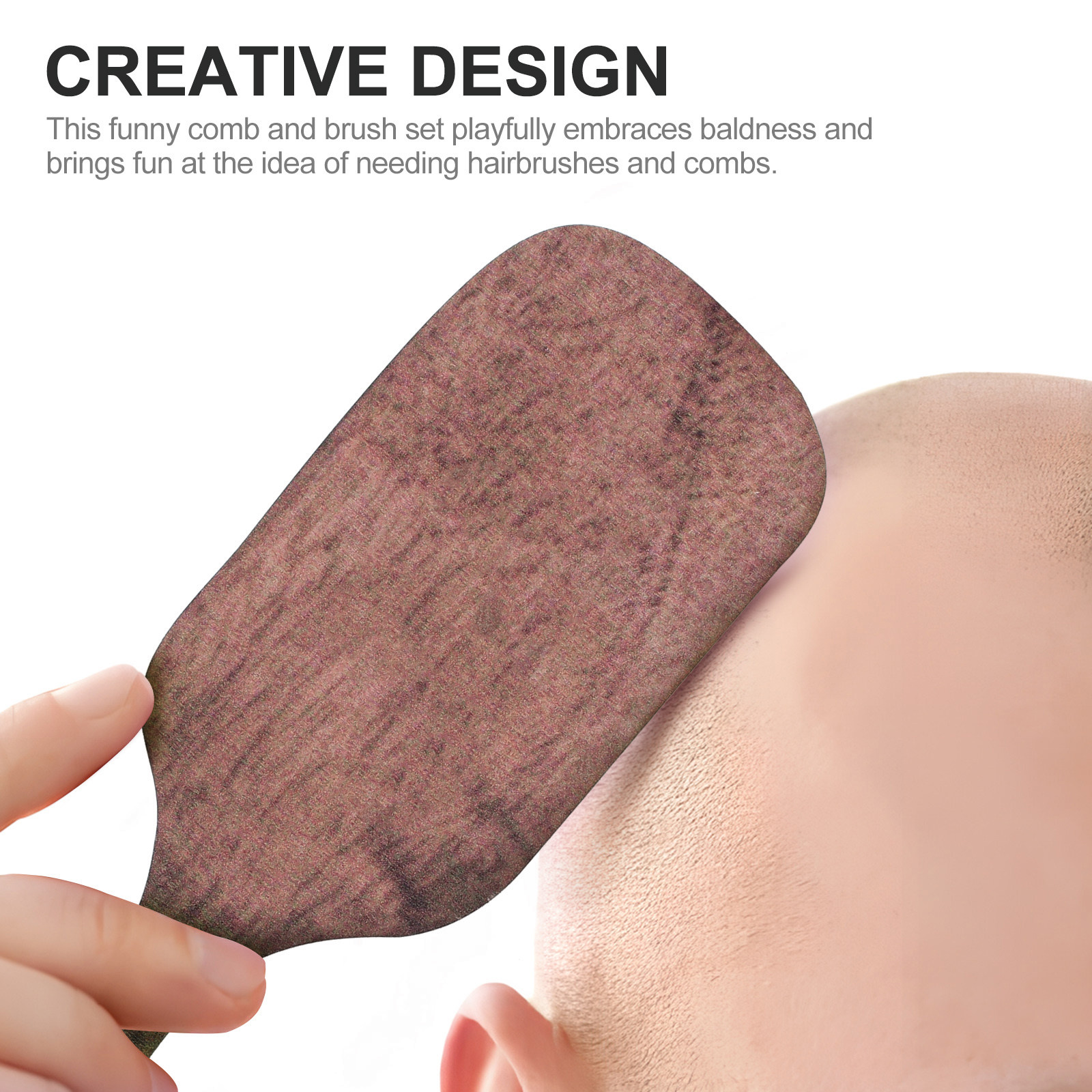 1Set Bald Man Hairbrush and Co - Men'S Grooming Tool incelemesi ve fiyatı