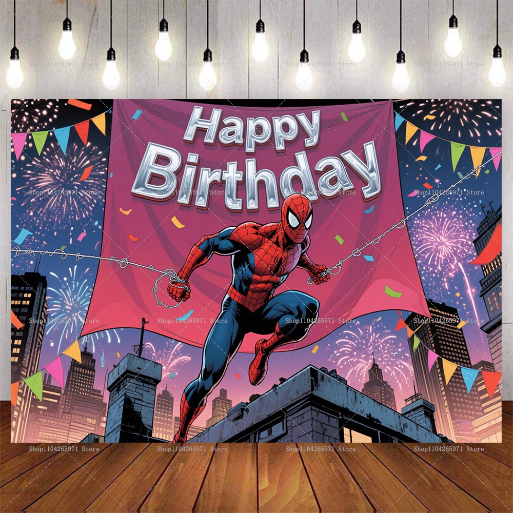Cool Spider-Man Birthday Backd - Men'S Grooming House incelemesi ve fiyatı