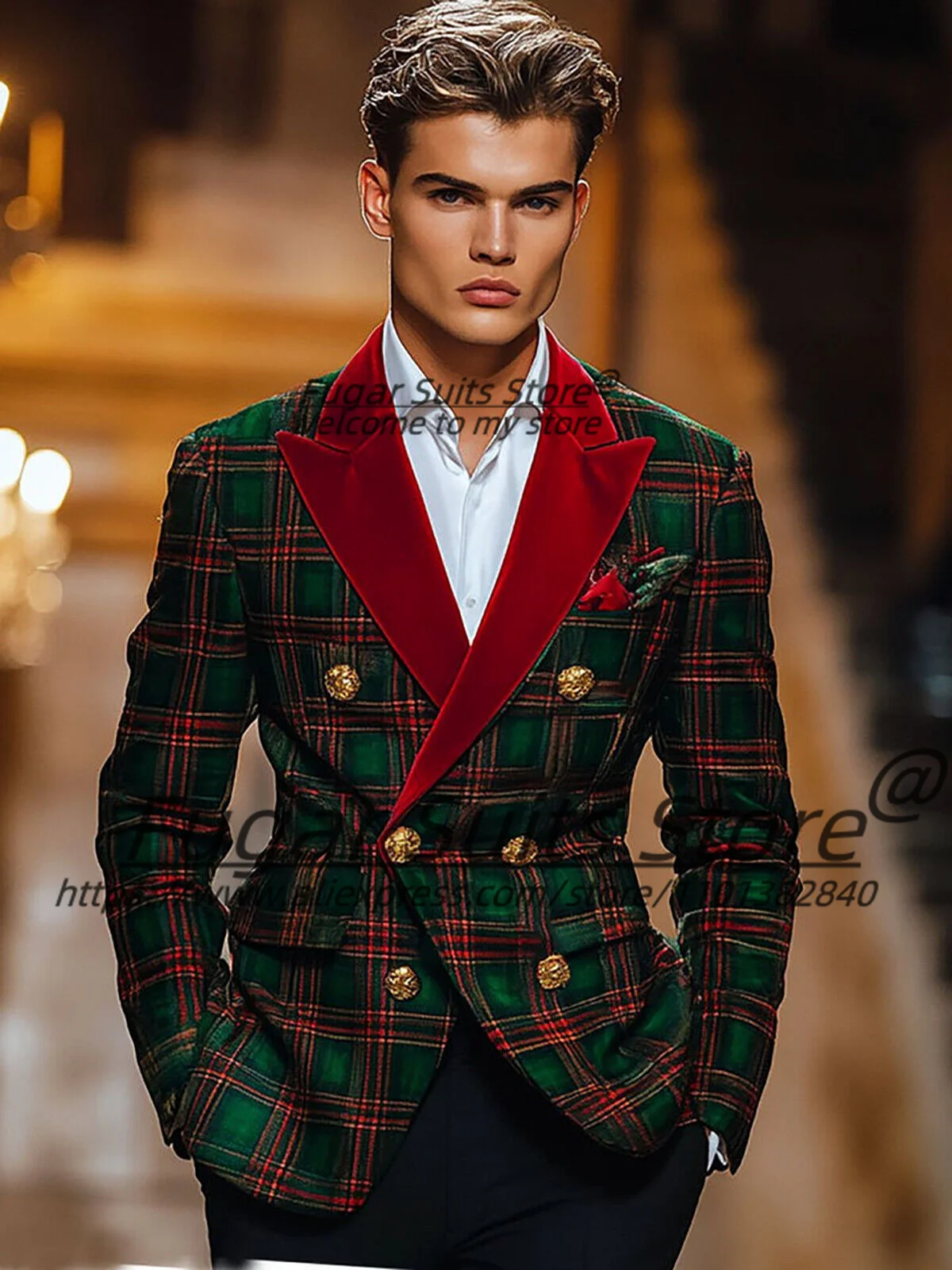 Italian style Plaid Men Suits  - Men'S Grooming And Style incelemesi ve fiyatı