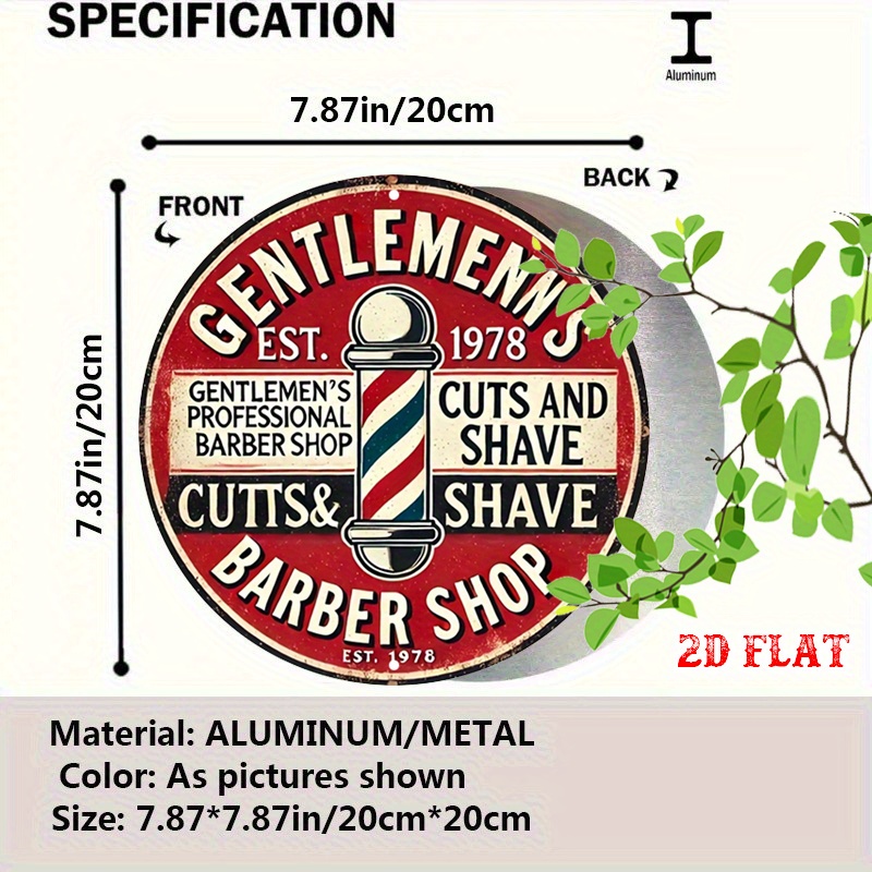 Classic Barbershop 2D Flat Rou - Men'S Grooming Barbershop incelemesi ve fiyatı